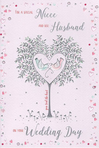Picture of NIECE & HUSBAND WEDDING CARD